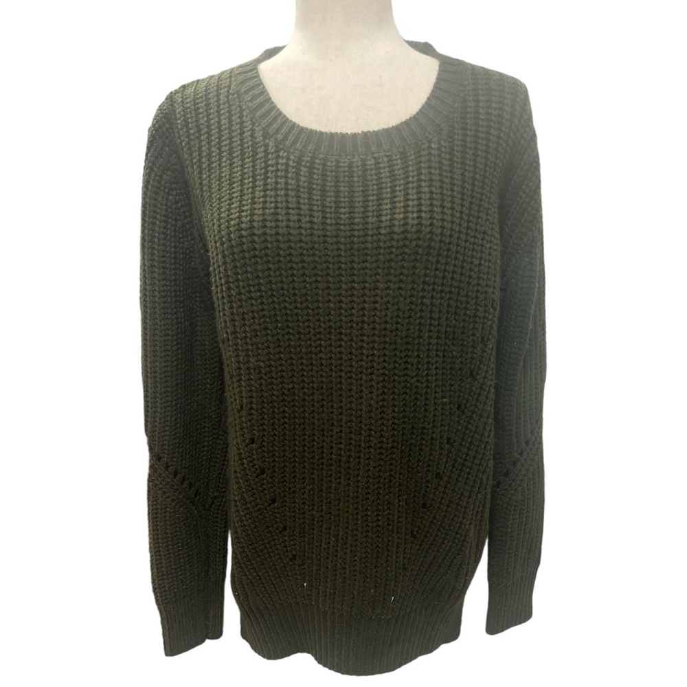 Fate Dark Green Crewneck Tunic Sweater M